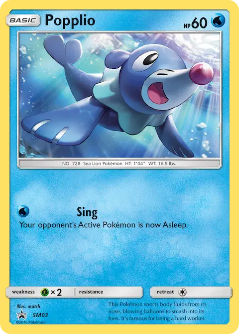 Popplio, SM Black Star Promos SM03