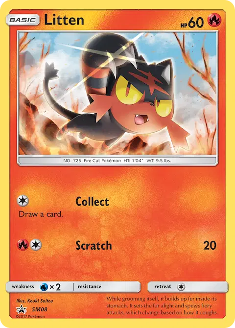 Litten, SM Black Star Promos SM08