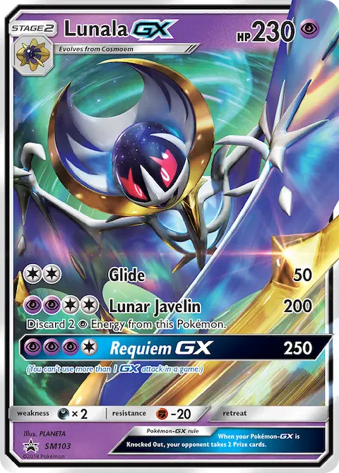 Lunala GX, SM Black Star Promos SM103