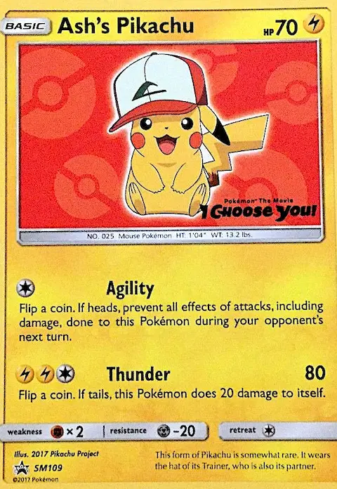 Ash's Pikachu, SM Black Star Promos SM109