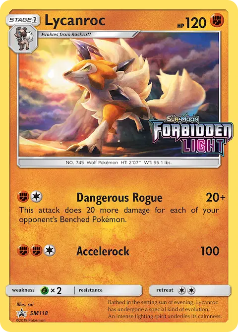 Lycanroc, SM Black Star Promos SM118