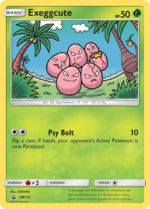 Exeggcute, SM Black Star Promos SM119