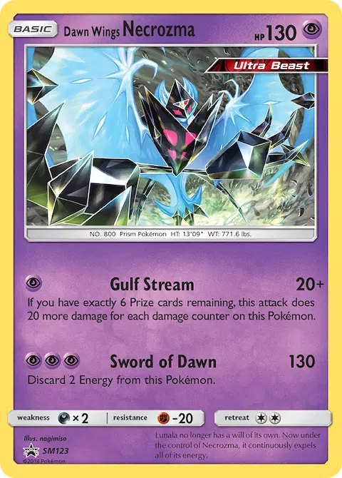 Dawn Wings Necrozma, SM Black Star Promos SM123
