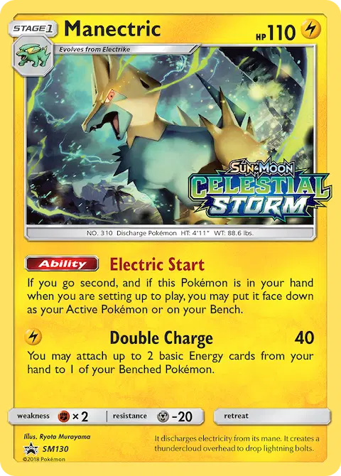 Manectric, SM Black Star Promos SM130