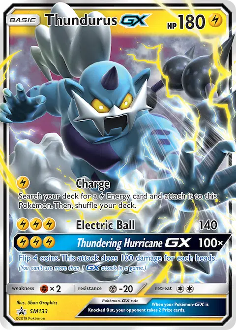 Thundurus GX, SM Black Star Promos SM133