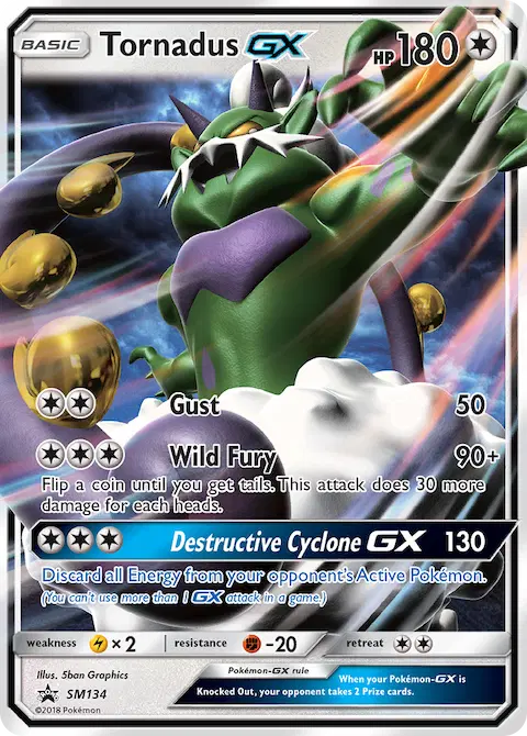 Tornadus GX, SM Black Star Promos SM134