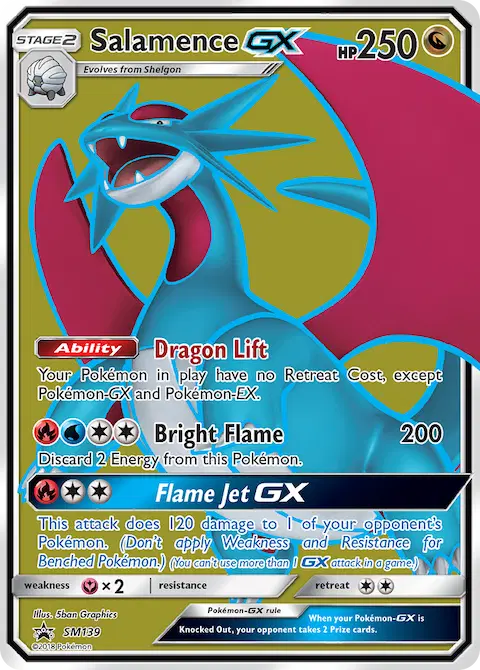 Salamence GX, SM Black Star Promos SM139
