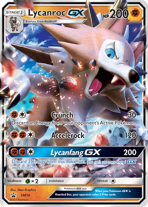 Lycanroc GX, SM Black Star Promos SM14