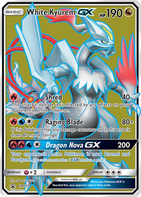 White Kyurem GX, SM Black Star Promos SM141