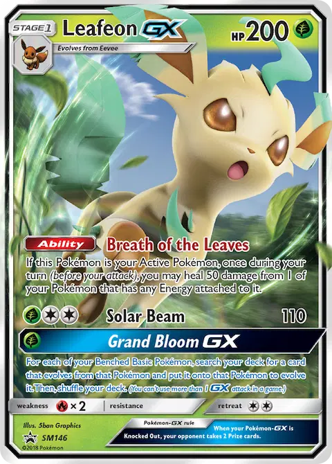 Leafeon GX, SM Black Star Promos SM146