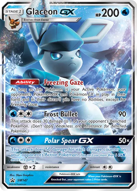 Glaceon GX, SM Black Star Promos SM147