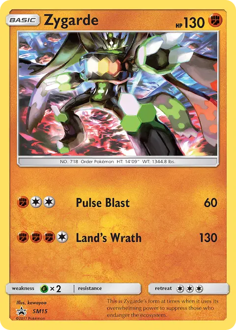 Zygarde, SM Black Star Promos SM15