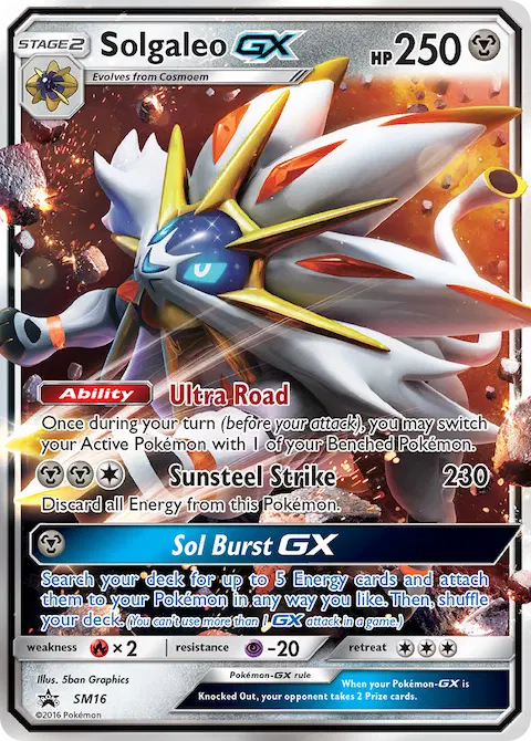 Solgaleo GX, SM Black Star Promos SM16
