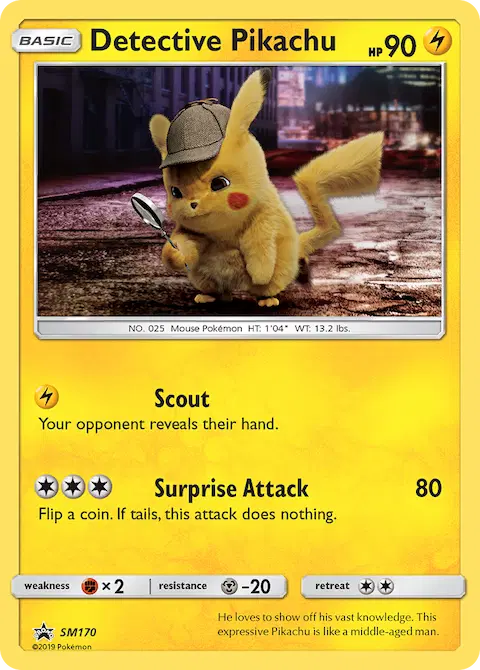 Detective Pikachu, SM Black Star Promos SM170