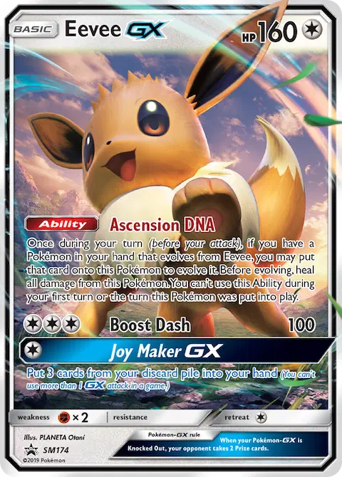 Eevee GX, SM Black Star Promos SM174