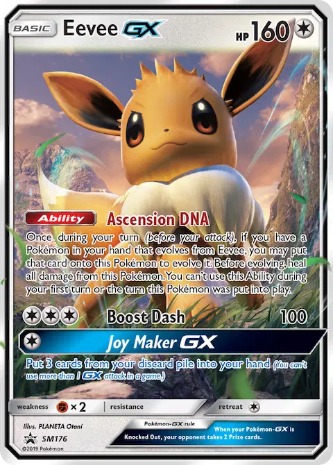 Eevee GX, SM Black Star Promos SM176
