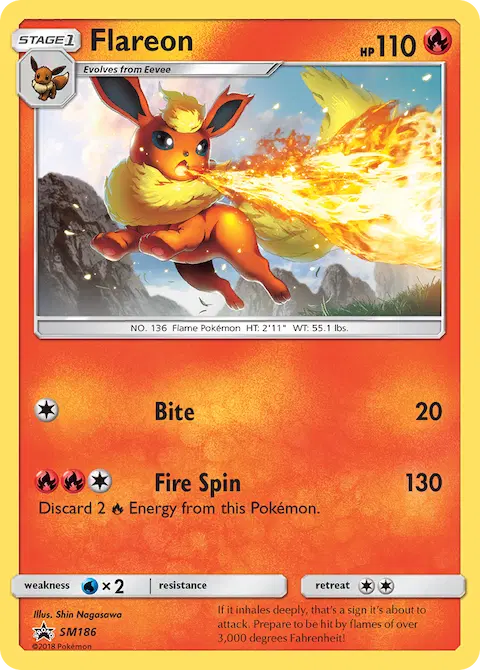 Flareon, SM Black Star Promos SM186