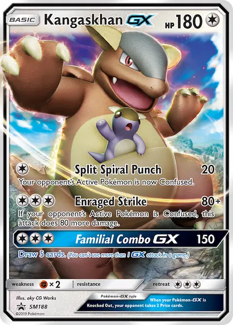 Kangaskhan GX, SM Black Star Promos SM188