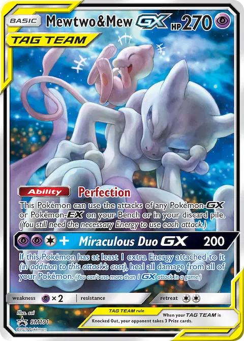 Mewtwo & Mew GX, SM Black Star Promos SM191
