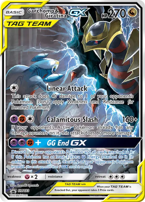 Garchomp & Giratina GX, SM Black Star Promos SM193