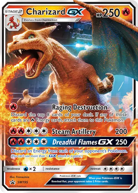 Charizard GX, SM Black Star Promos SM195