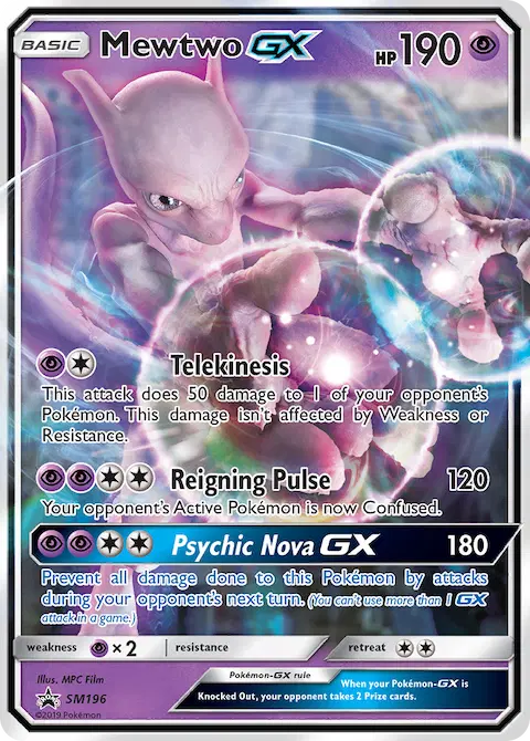 Mewtwo GX, SM Black Star Promos SM196