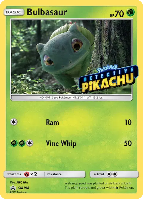 Bulbasaur, SM Black Star Promos SM198