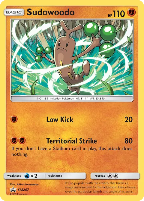 Sudowoodo, SM Black Star Promos SM207