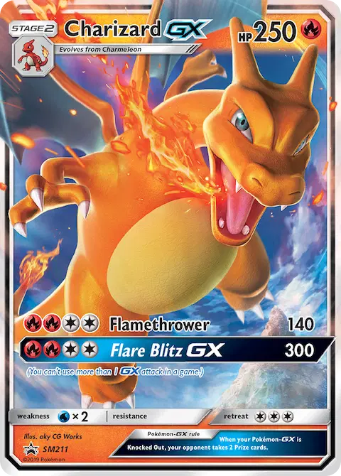 Charizard GX, SM Black Star Promos SM211