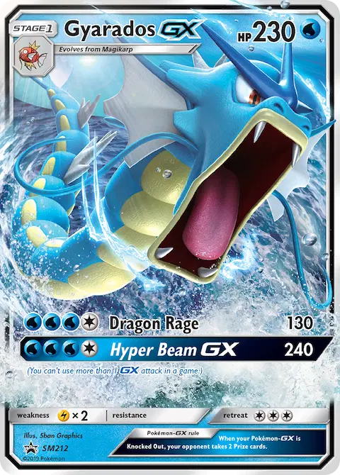 Gyarados GX, SM Black Star Promos SM212