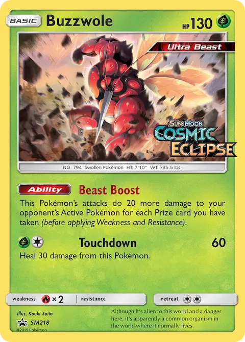 Buzzwole, SM Black Star Promos SM218