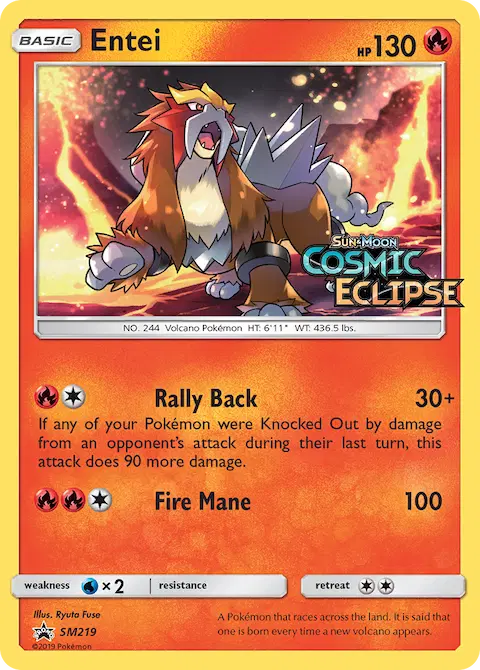 Entei, SM Black Star Promos SM219