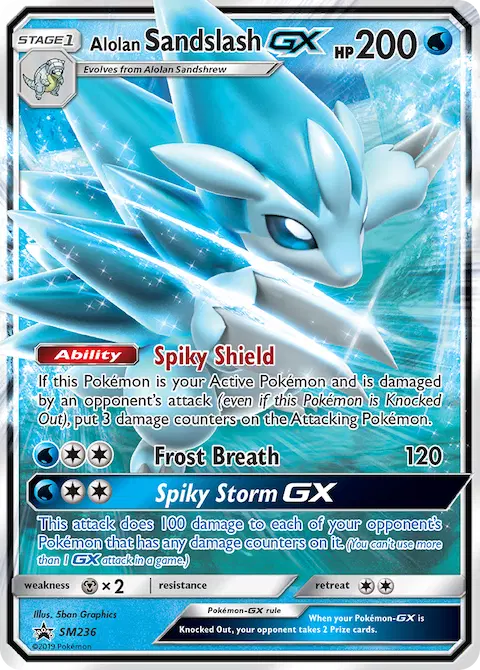 Alolan Sandslash GX, SM Black Star Promos SM236