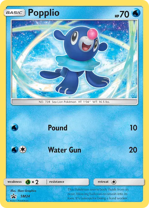 Popplio, SM Black Star Promos SM24