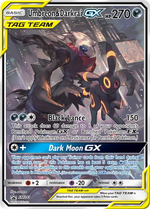 Umbreon & Darkrai GX, SM Black Star Promos SM241
