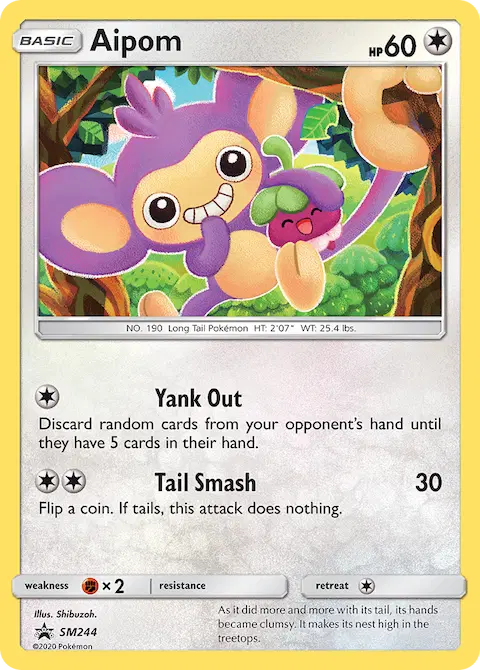 Aipom, SM Black Star Promos SM244
