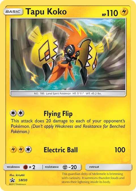 Tapu Koko, SM Black Star Promos SM30