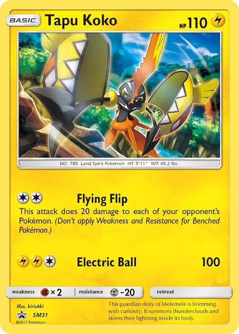 Tapu Koko, SM Black Star Promos SM31