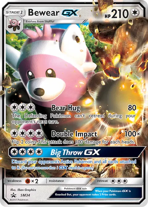 Bewear GX, SM Black Star Promos SM34