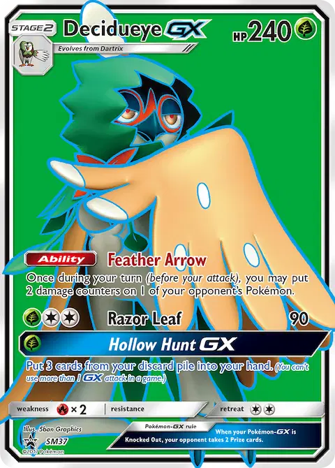 Decidueye GX, SM Black Star Promos SM37