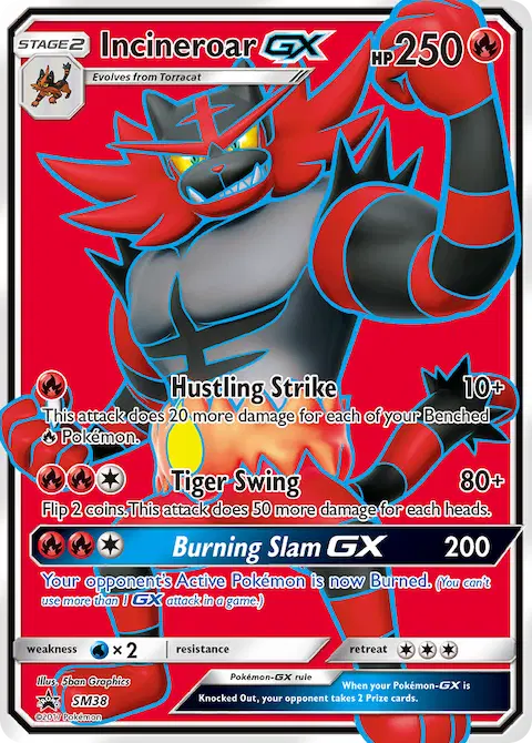 Incineroar GX, SM Black Star Promos SM38