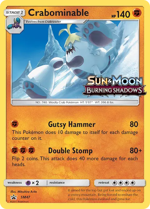 Crabominable, SM Black Star Promos SM47