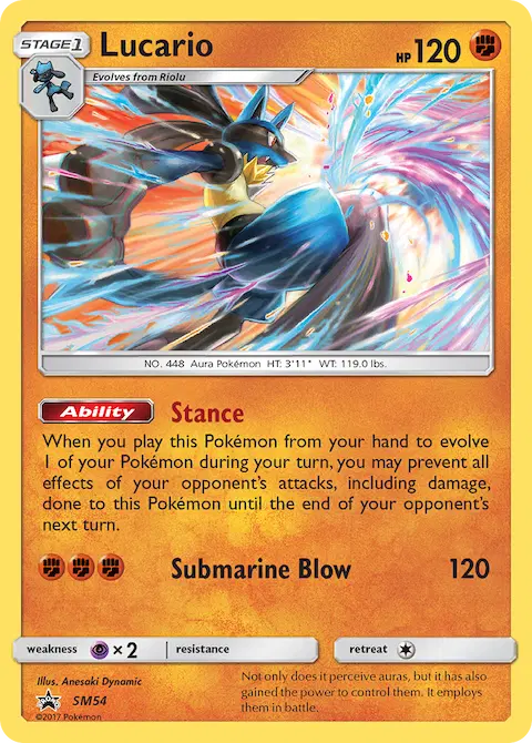 Lucario, SM Black Star Promos SM54