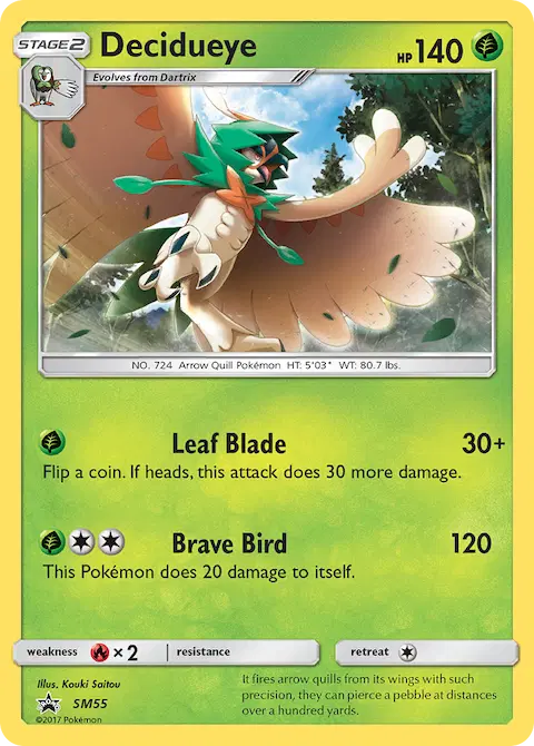 Decidueye, SM Black Star Promos SM55