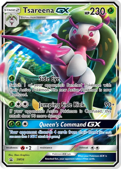 Tsareena GX, SM Black Star Promos SM56