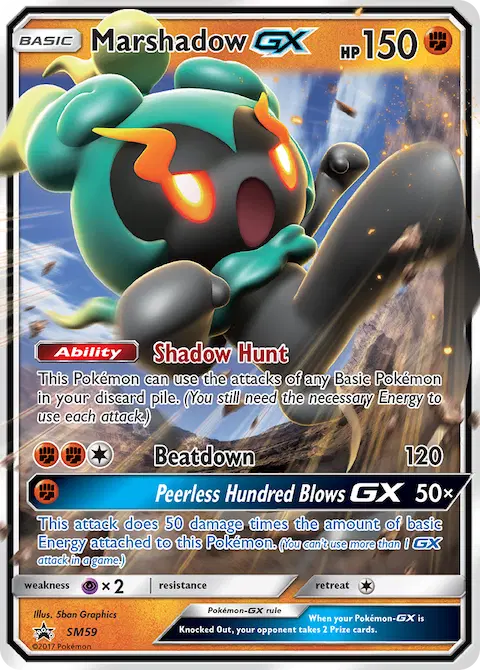 Marshadow GX, SM Black Star Promos SM59