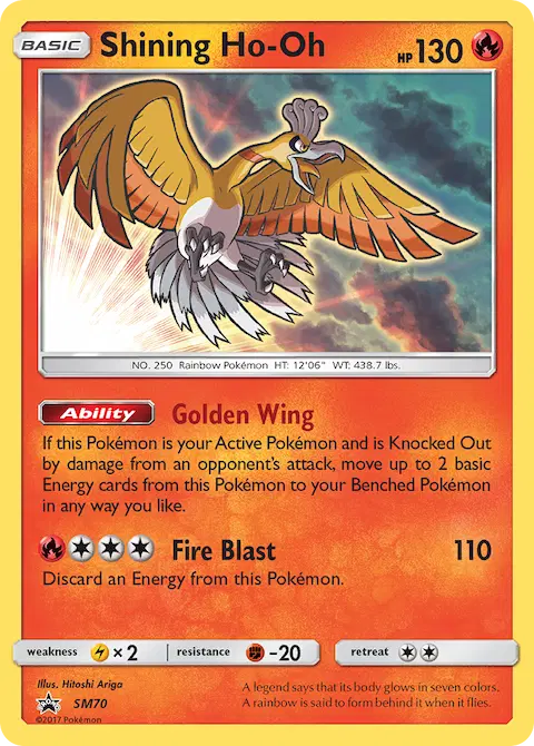 Shining Ho-Oh, SM Black Star Promos SM70