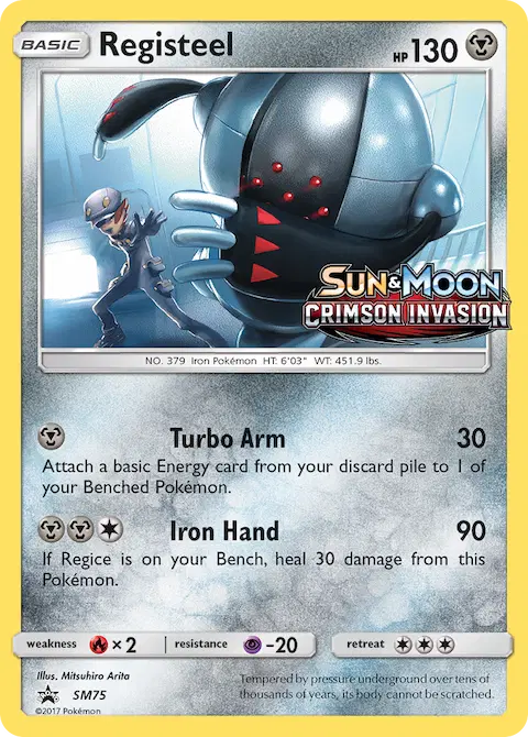 Registeel, SM Black Star Promos SM75