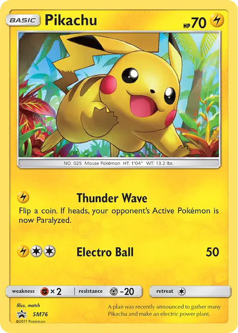 Pikachu, SM Black Star Promos SM76