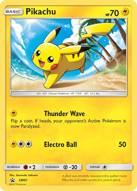 Pikachu, SM Black Star Promos SM81